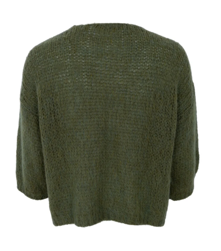 Black Colour - BCCASEY CARDIGAN - ARMY