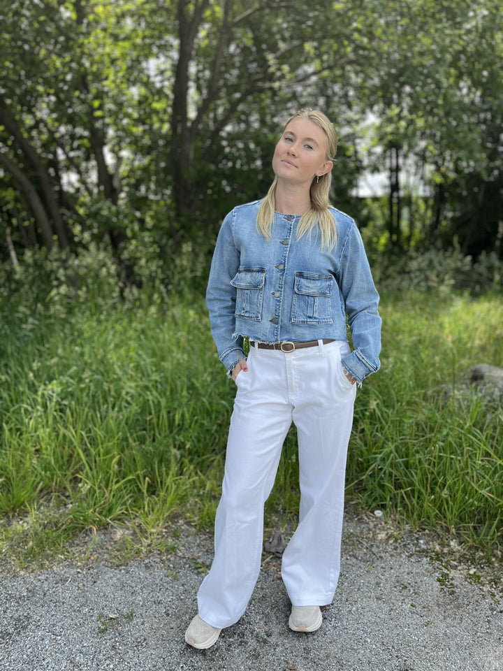 MY ESSENTIAL WARDROBE - DangoMW Kort Dongerijakke