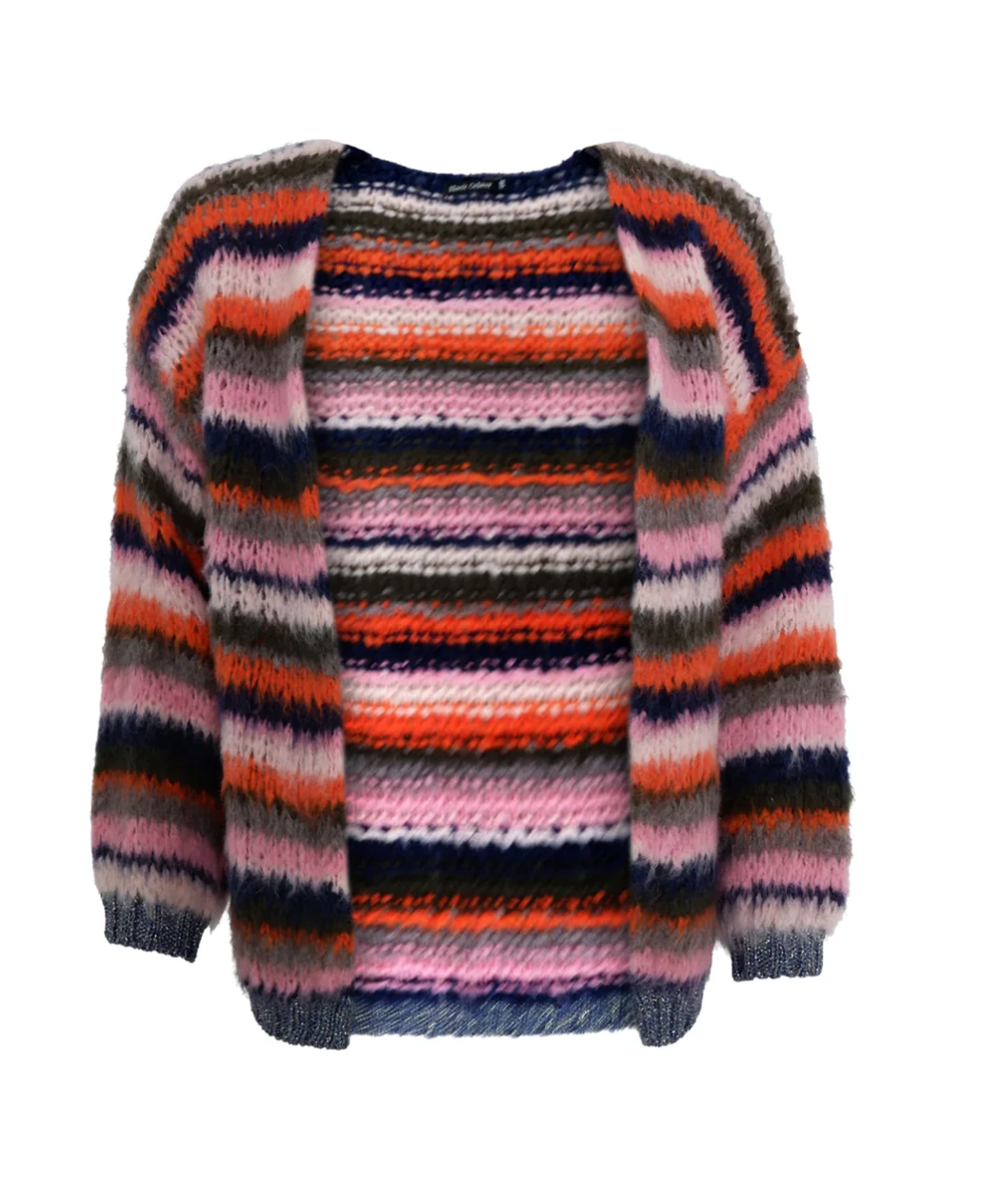 Black Colour - BCTANITA strikket cardigan - blue terracotta