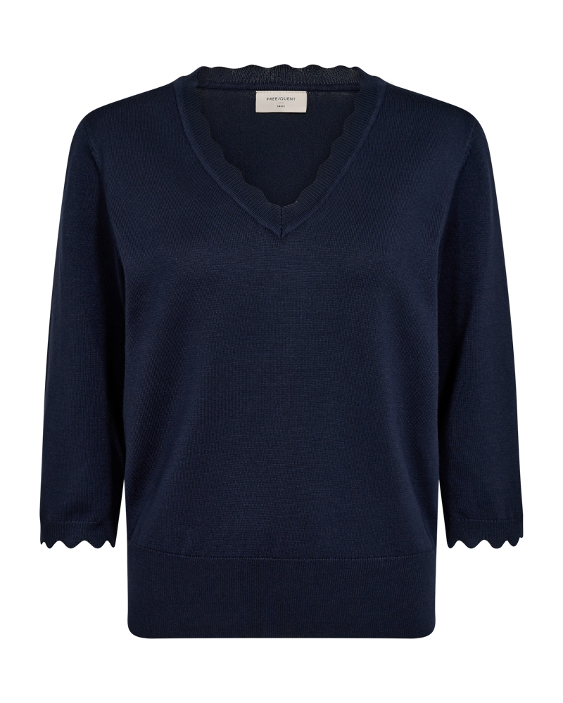 Freequent - FQKATIE - Genser - Navy Blazer