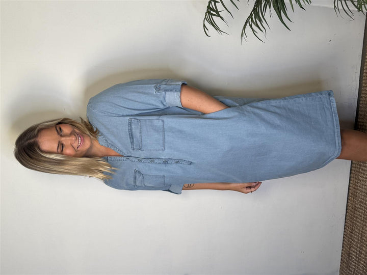 Jeans By Bessie - Ella Dongeri Kjole - 10 lys denim