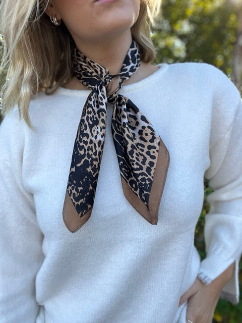 NORA Norway - Bandana silky leo black