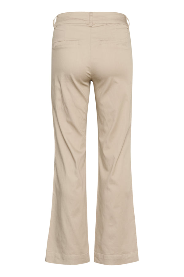 Kaffe Clothing - KAlea Chino Flared Bukse - Feather Gray