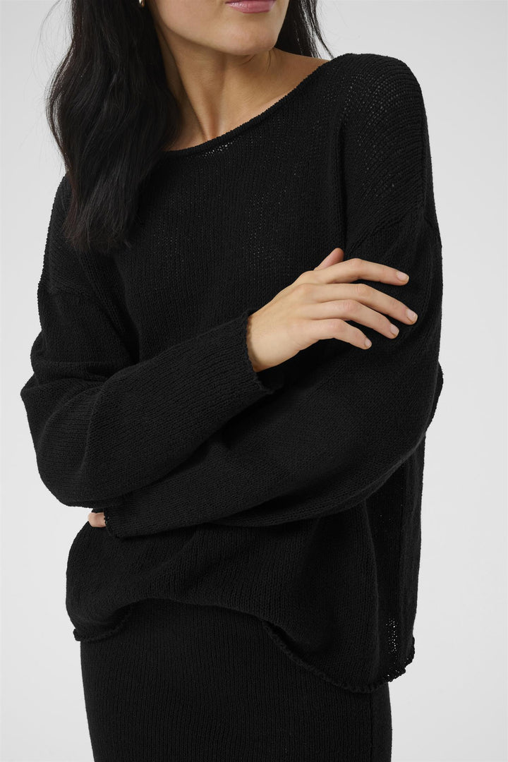 MY ESSENTIAL WARDROBE - DivaMW Boxy Strikket Genser