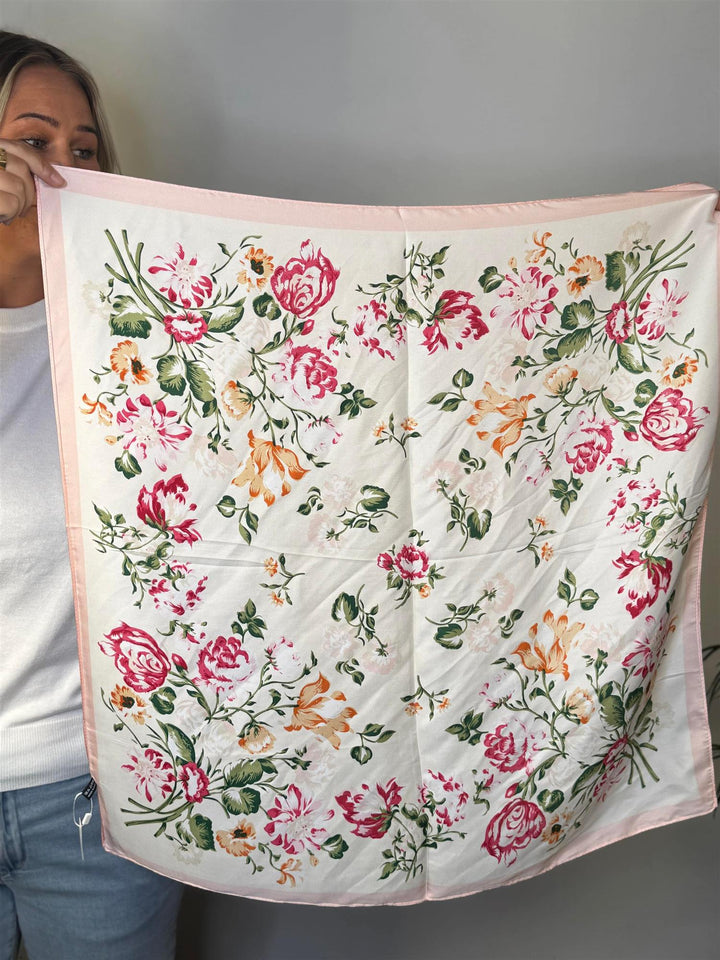 NORA Norway - Bandana skjerf - Flora pink