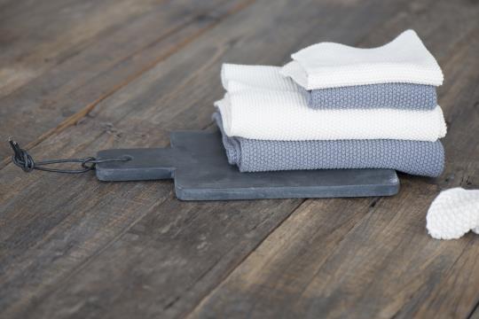 Ib Laursen - Strikket kjøkkenklut Mint Latte