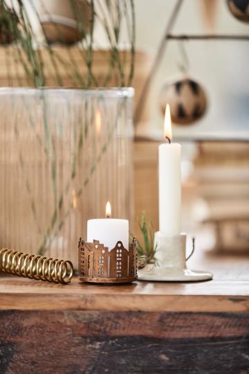 Ib Laursen - Lysestake til Bedelys  Fenja Butter Cream