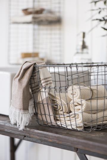 Ib Laursen - Strikket kjøkkenklut Mint Latte