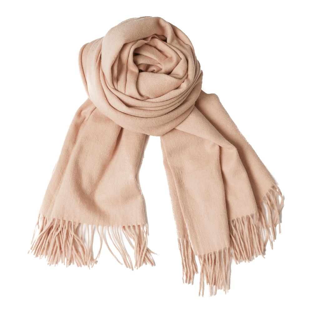 Rosenvinge - Ullskjerf med frynser - Offwhite