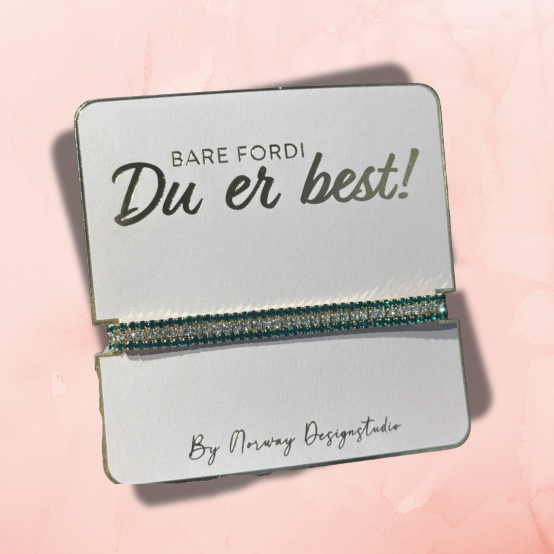 Norway Design Studio - 3 Armbånd - Bare fordi du er best