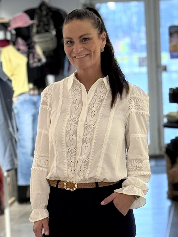 Cream - CRTess Bluse