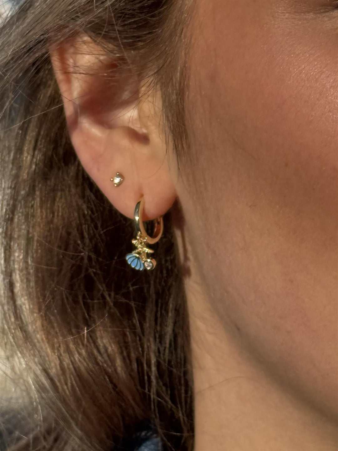 A&C - Nordic Jewellery Design - Øredobber - Blåskjell