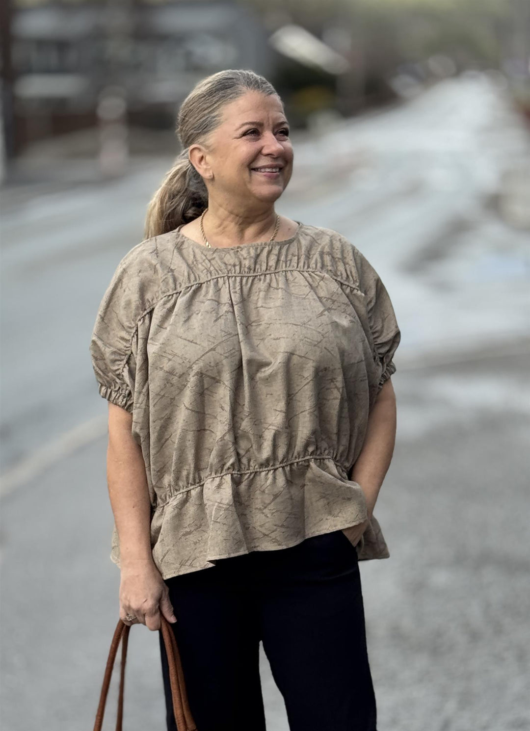 Marta Du Château - MDCsaffron Bluse - Camel