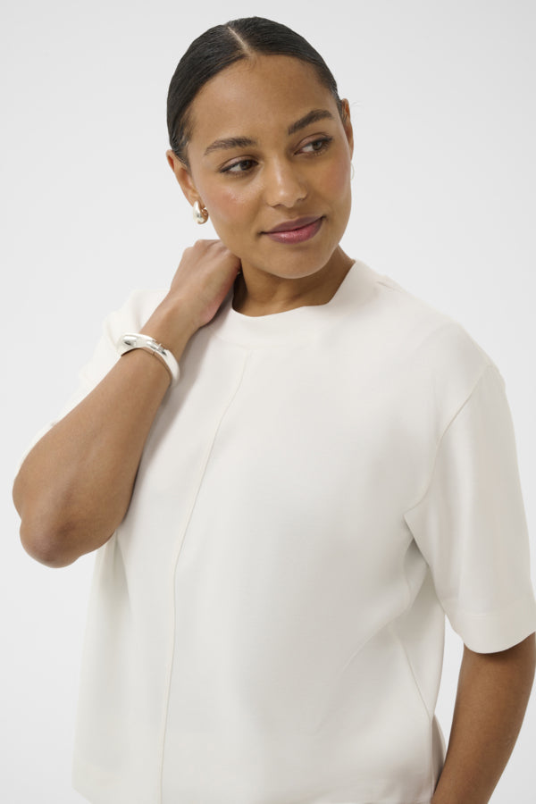 Kaffe Clothing - KAannie T-Skjorte - Hvit