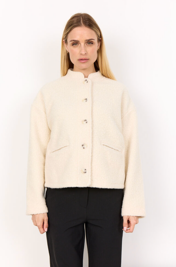 soyaconcept - SC-Shaima 1 - kort teddyjakke