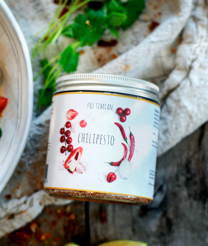 Fru Timian - Chilipesto