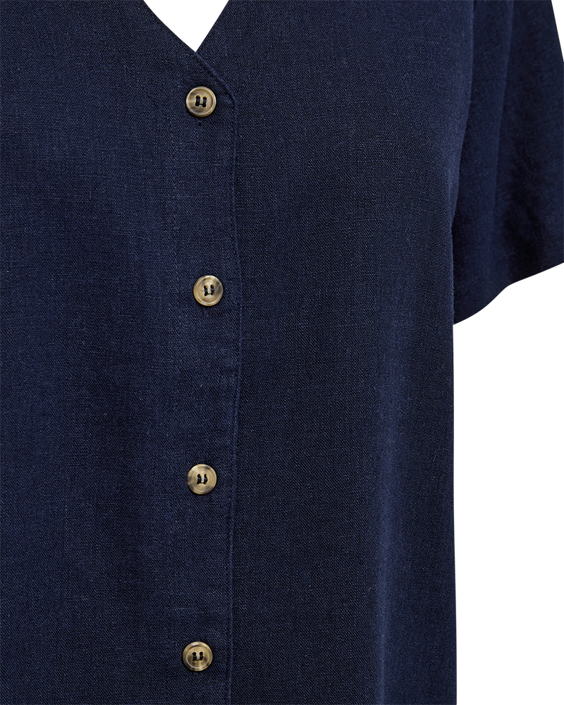 Freequent - FQLAVA Skjorte - Navy Blazer