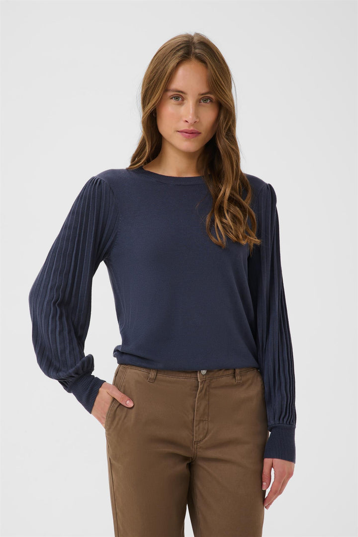 Kaffe Clothing - KAlone Genser - Blå