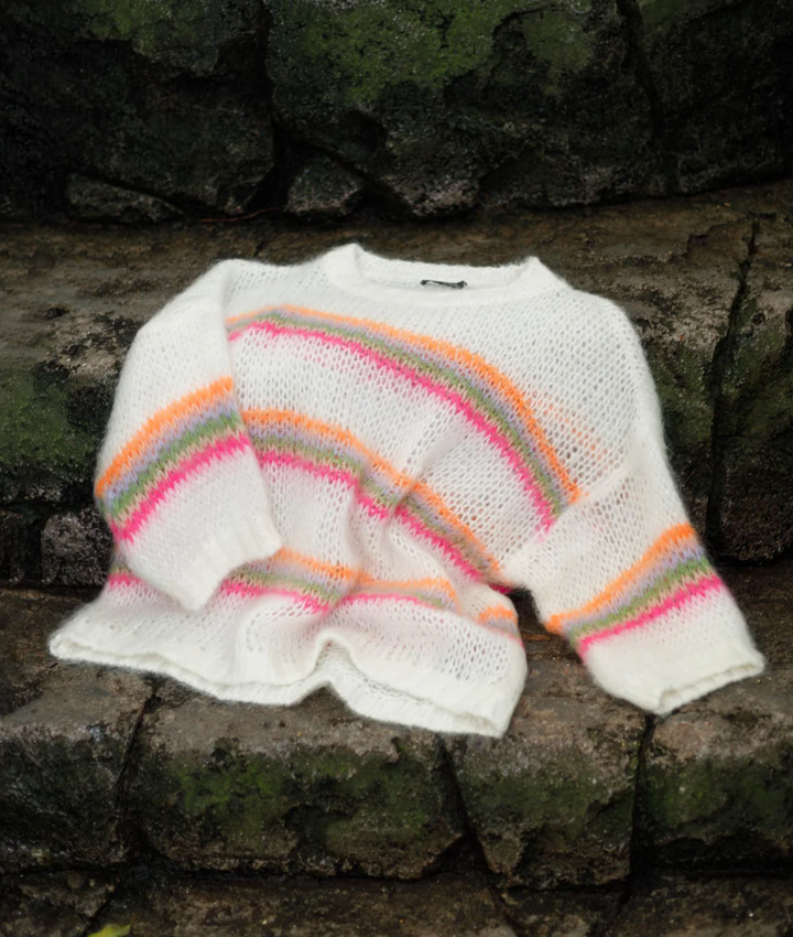 Black Colour - BCMINNA Multistriped Genser