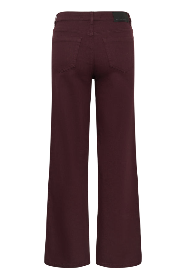 Kaffe Clothing - KABrook HW Reg fit jeans twill - Fudge