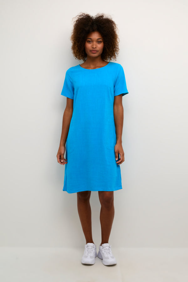 Kaffe Clothing - KAliny Lin Kjole - Norse blue