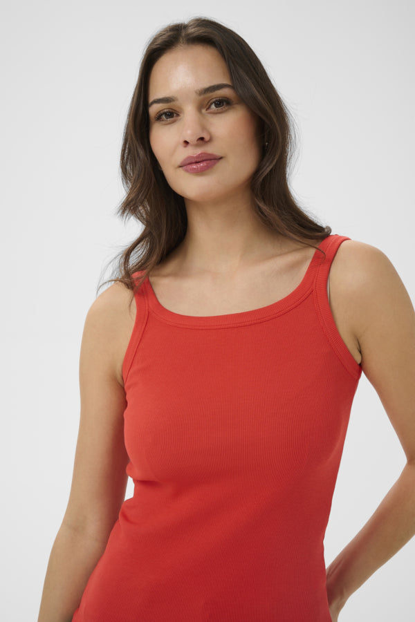 Kaffe Clothing - KAcarna tank top - Rød