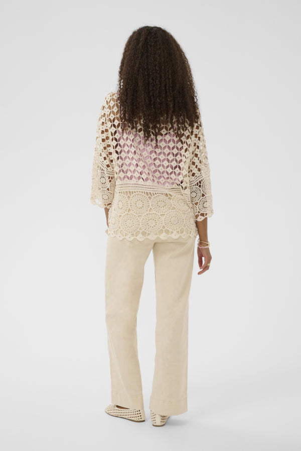 Cream - CRGINA Poncho