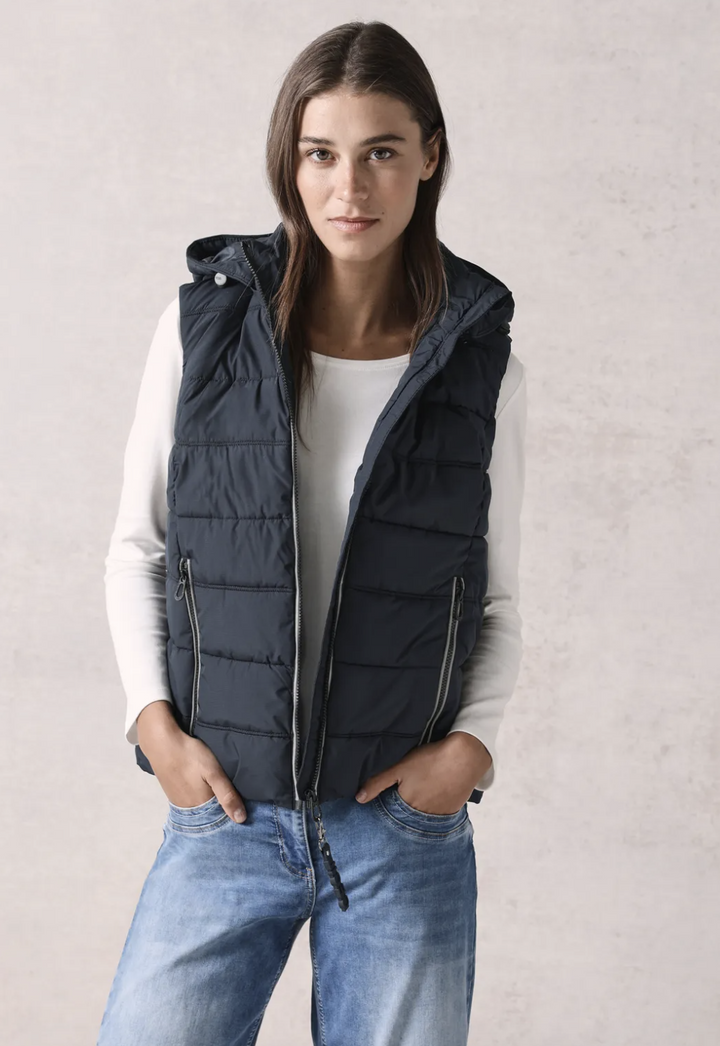 Cecil - vest - dark navy