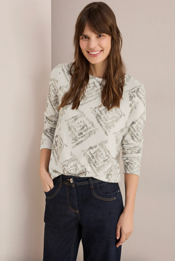 Cecil - Cozy 2-tone genser