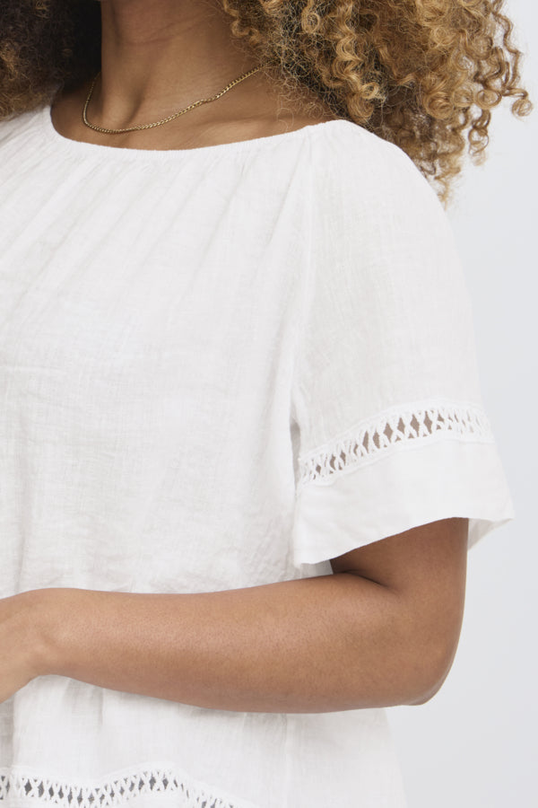 Sorbet - SBFONTANELLE SS Bluse