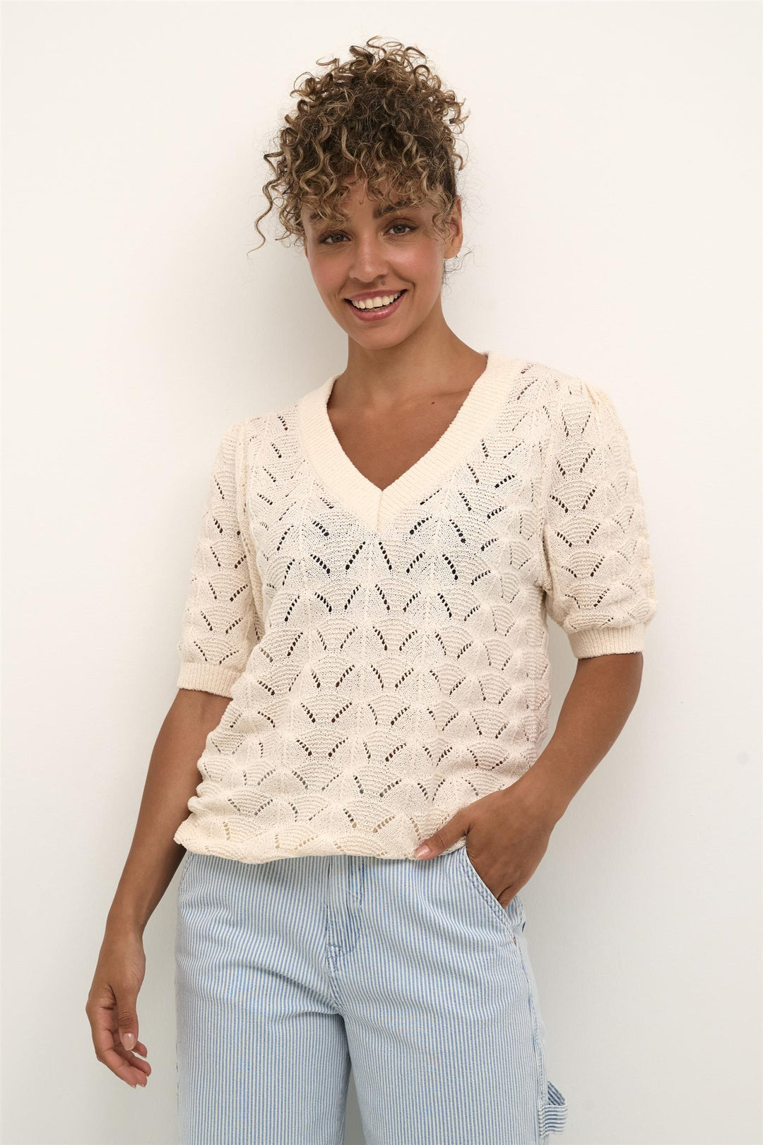 Cream - CRHami Knit Blouse