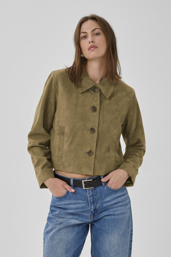MY ESSENTIAL WARDROBE - PetraMW Semsket Skinnjakke