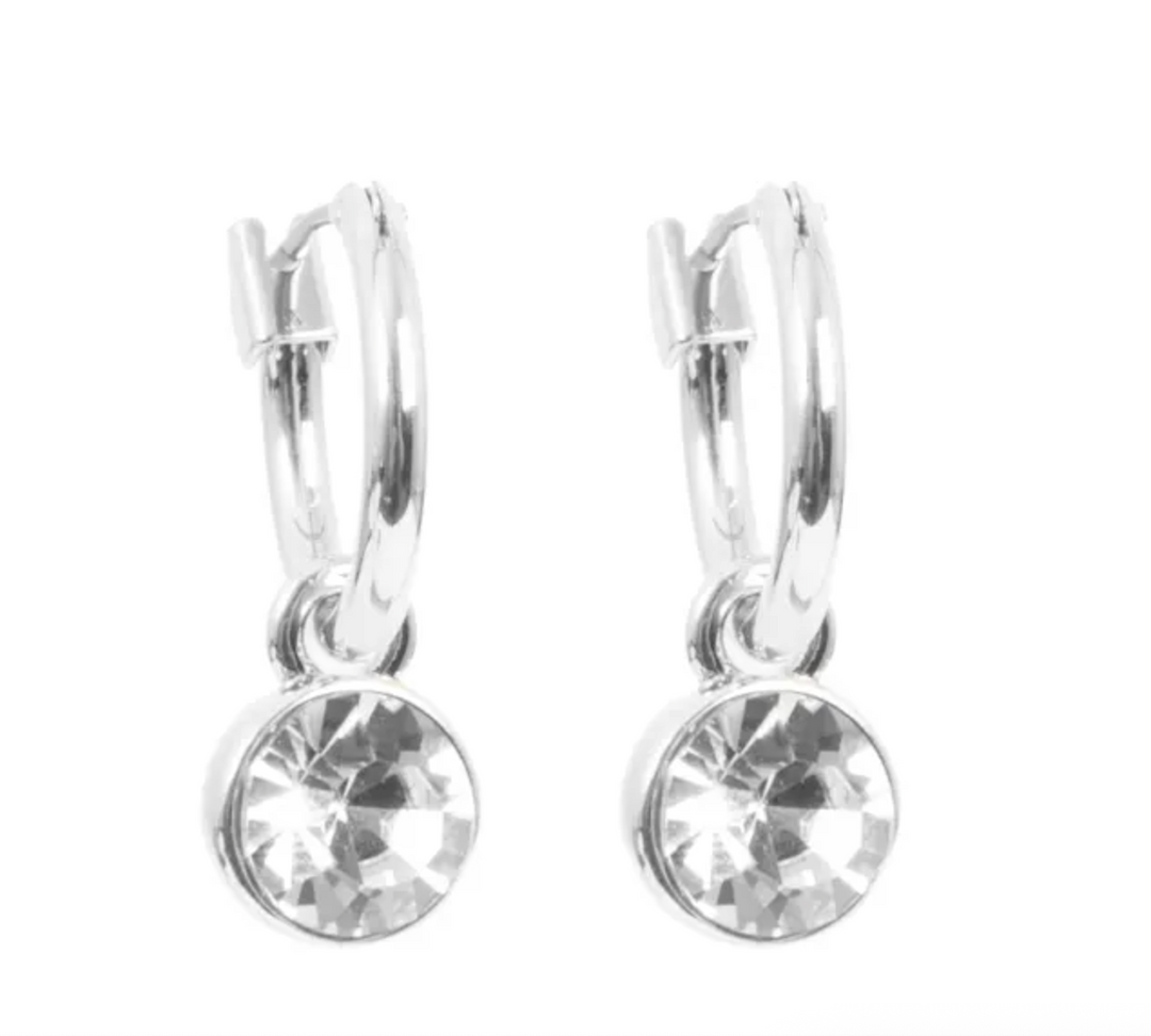 A&C - Nordic Jewellery Design - Øreringer med 6 mm crystal sten, S