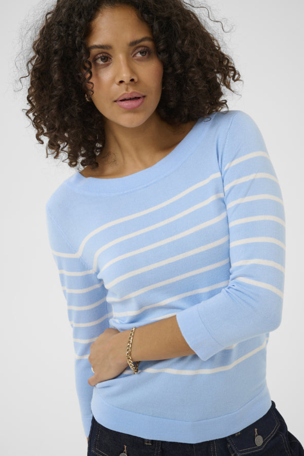Kaffe Clothing - KAlizza Boatneck Stripete Genser