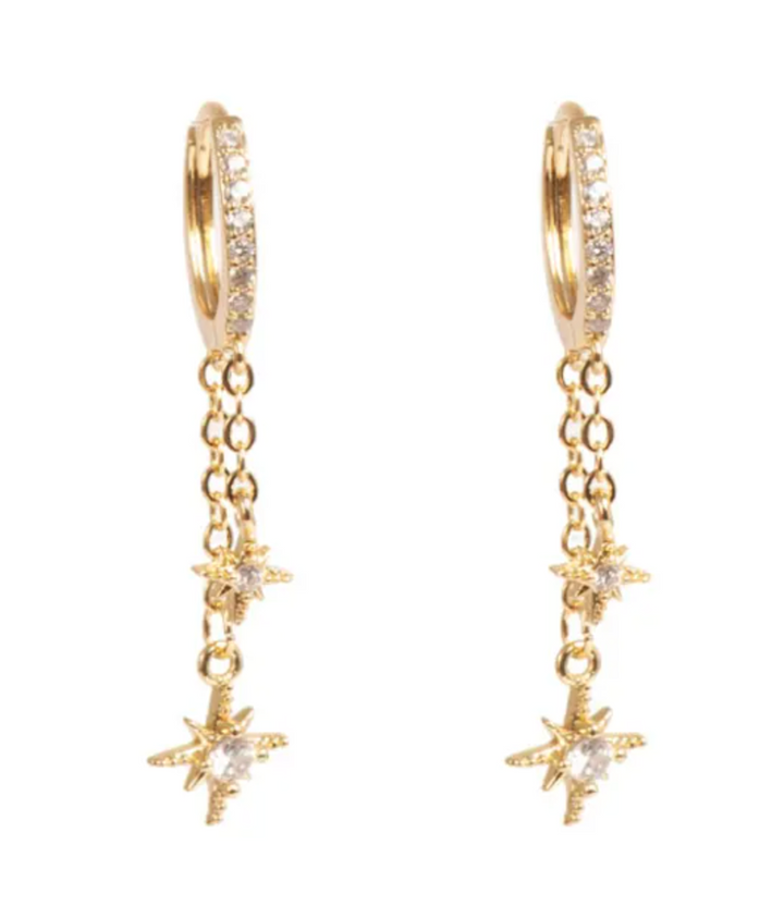 A&C - Nordic Jewellery Design - Øredobber 13mm - Stjerner
