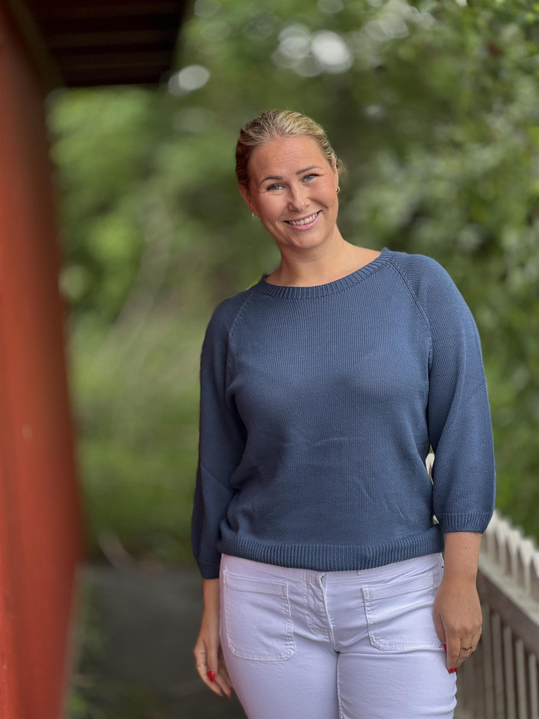 Drøbak Motehus - Tara Strikkegenser - Navy