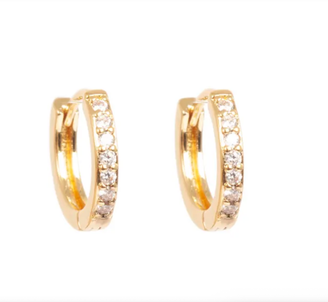 A&C - Nordic Jewellery Design - Små øreringer, crystal, G