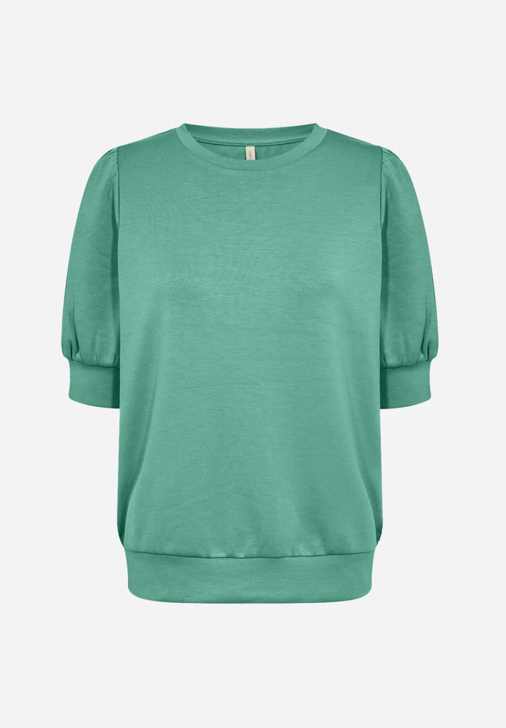 soyaconcept - SC-BANU 83 Genser med kort erm - Grønn