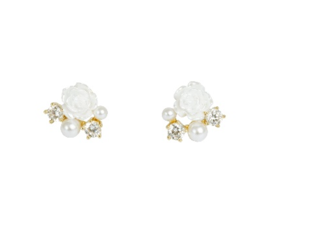 A&C - Nordic Jewellery Design - Små øredobber, Rose Garden, Tone Damli