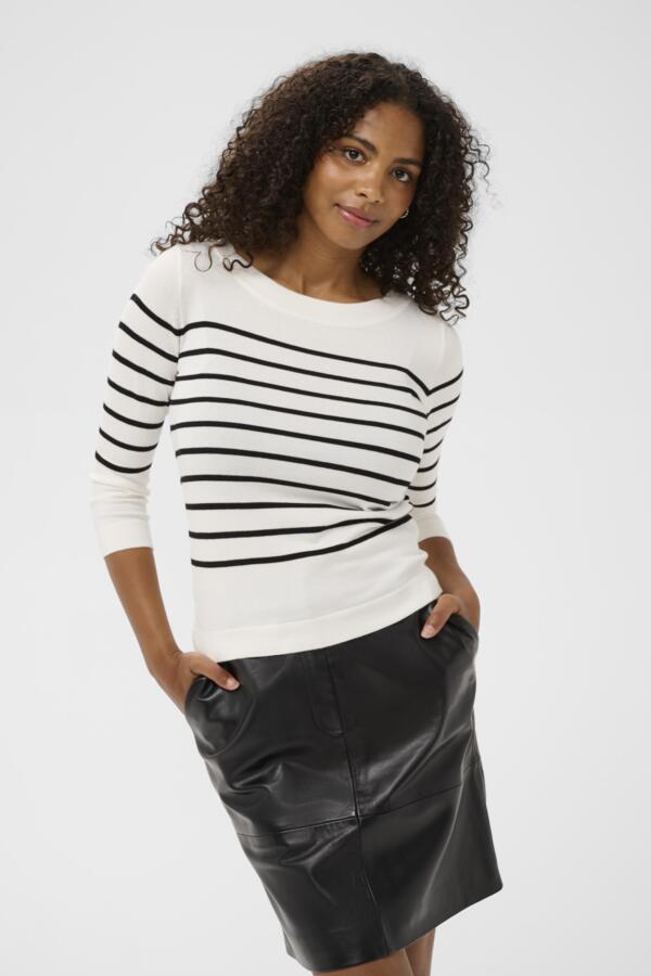 Kaffe Clothing - KAlizza Boatneck Stripete Genser