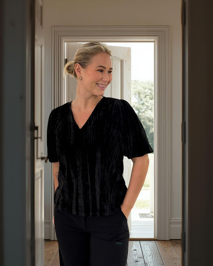 Kaffe Clothing - KAelva Velour Topp
