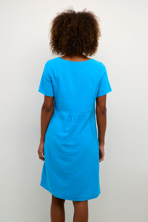 Kaffe Clothing - KAliny Lin Kjole - Norse blue