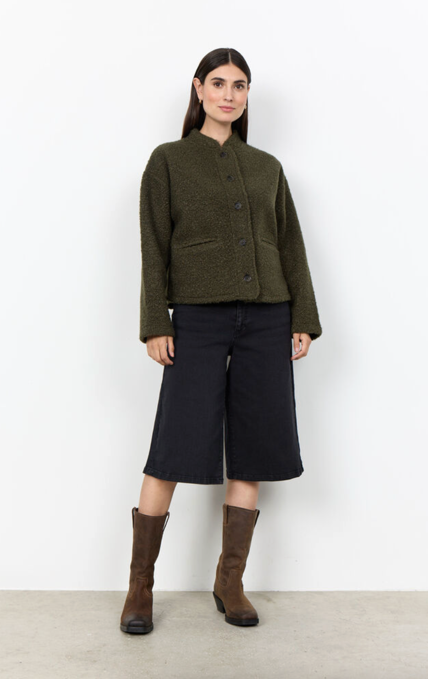 soyaconcept - SC-Shaima 1 - kort teddyjakke