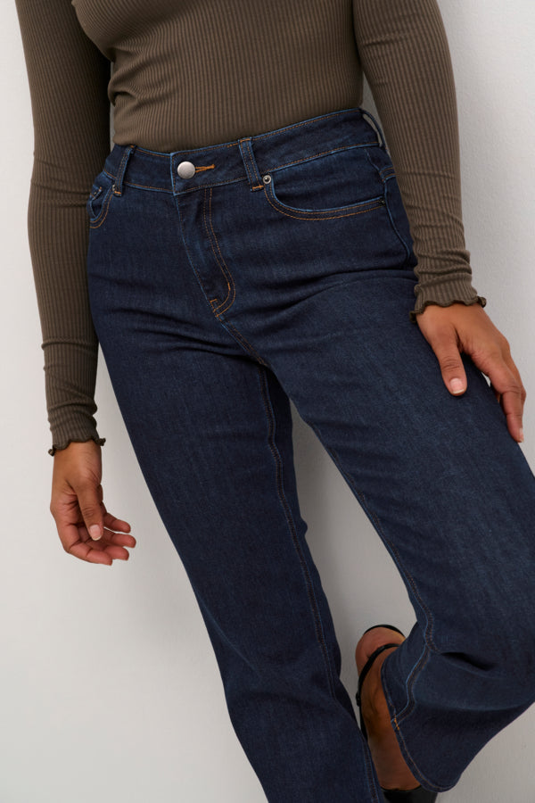 Kaffe Clothing - KASinem Straight Jeans - Dark unwashed blue