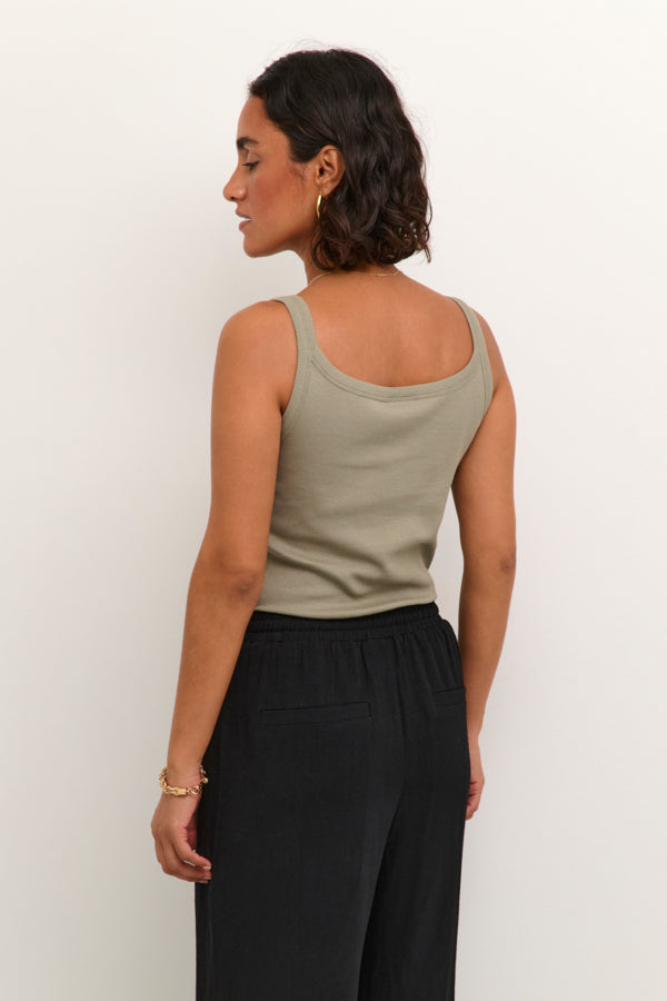 Kaffe Clothing - KAcarna tank top - Vetiver