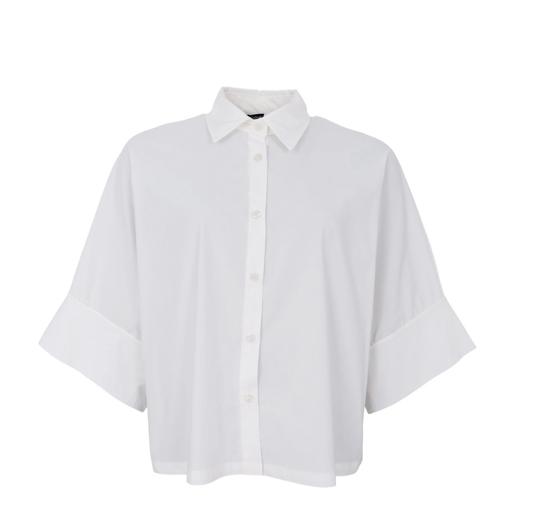Black Colour - BCDavina loose skjorte - Hvit