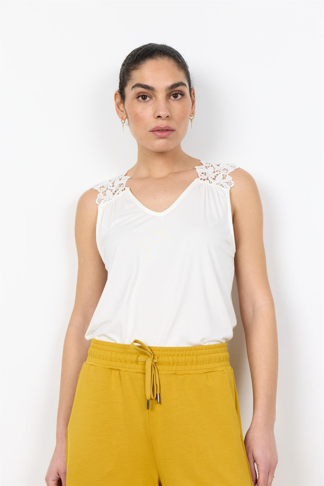 soyaconcept - SC-Marica Singlet med Blonde - Offwhite