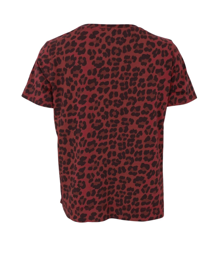 Black color - BCZelda leo t-skjorte - wine red