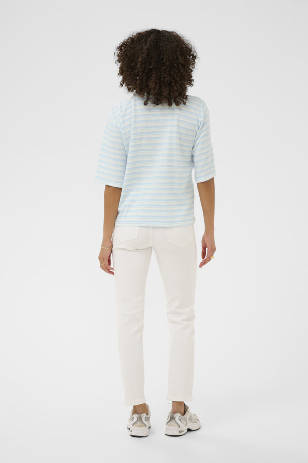Kaffe Clothing - KAmiala polo T-Skjorte - Blå