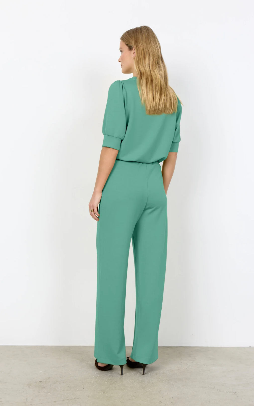 soyaconcept - SC-BANU 83 Genser med kort erm - Grønn